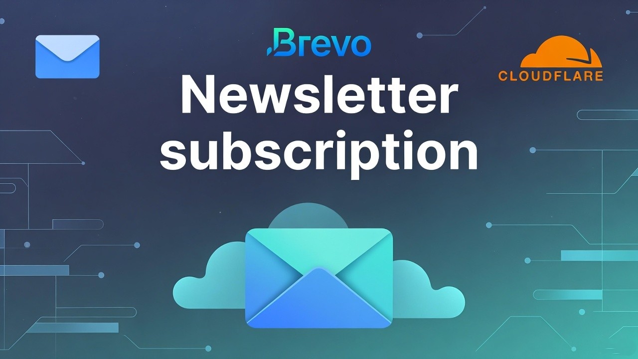 Featured image for Set Up Newsletter Subscriptions with Brevo on Cloudflare Pages