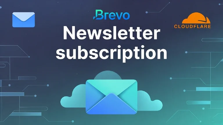 Set Up Newsletter Subscriptions with Brevo on Cloudflare Pages